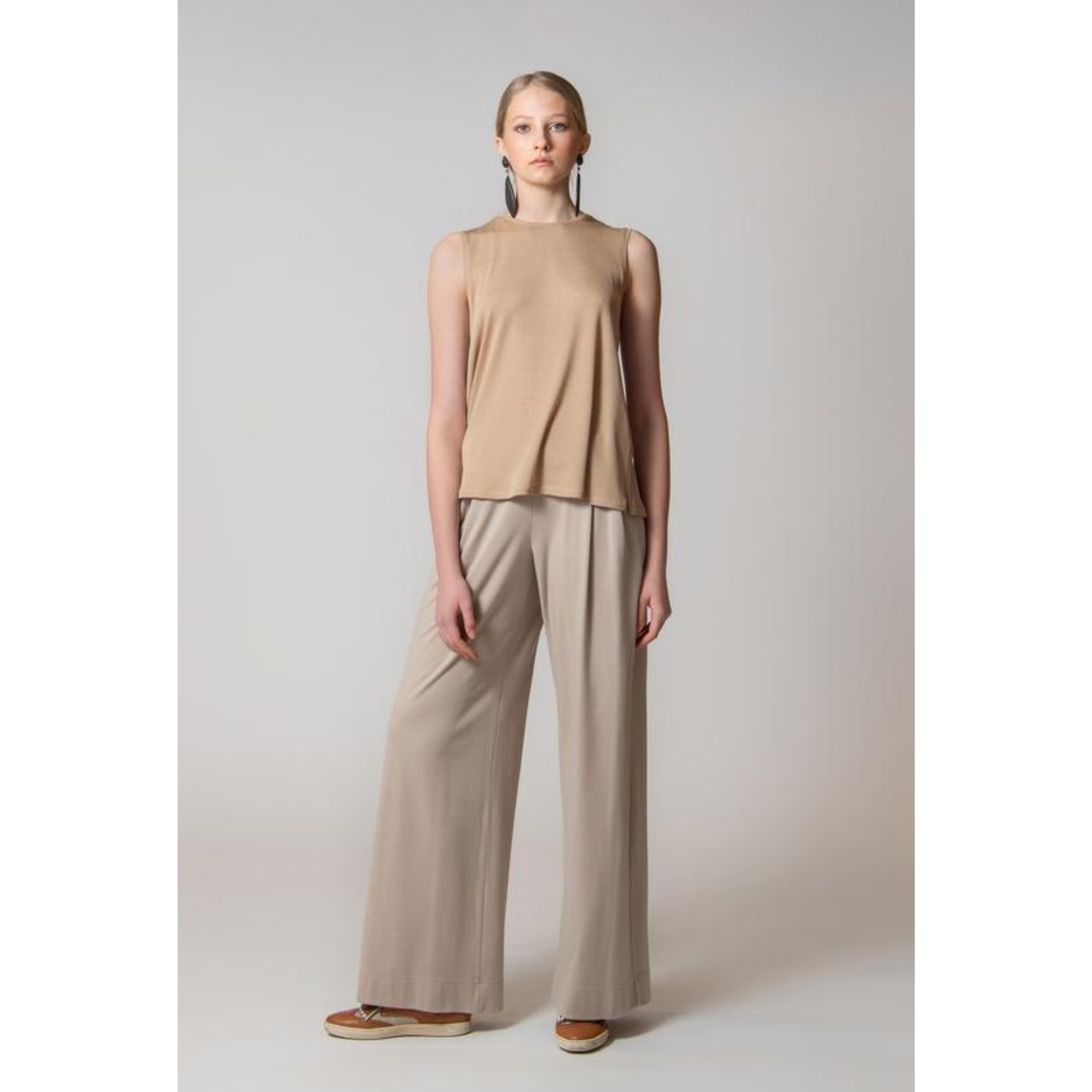 AMANJEDA Tank Top "MAIA SP" / Extrafine Merino Wool & Silk Jersey