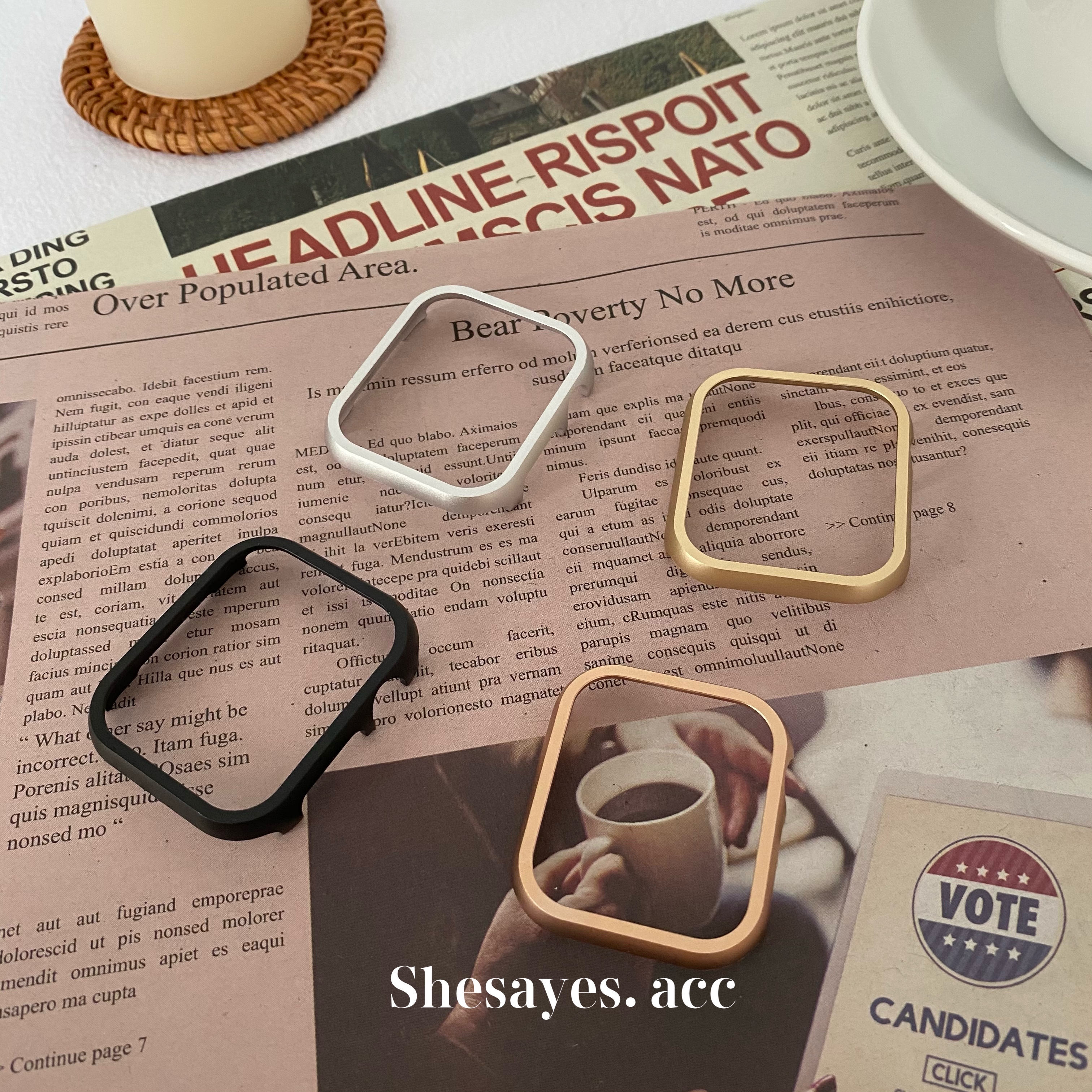 APPLE WATCH高質感四邊包保護殼