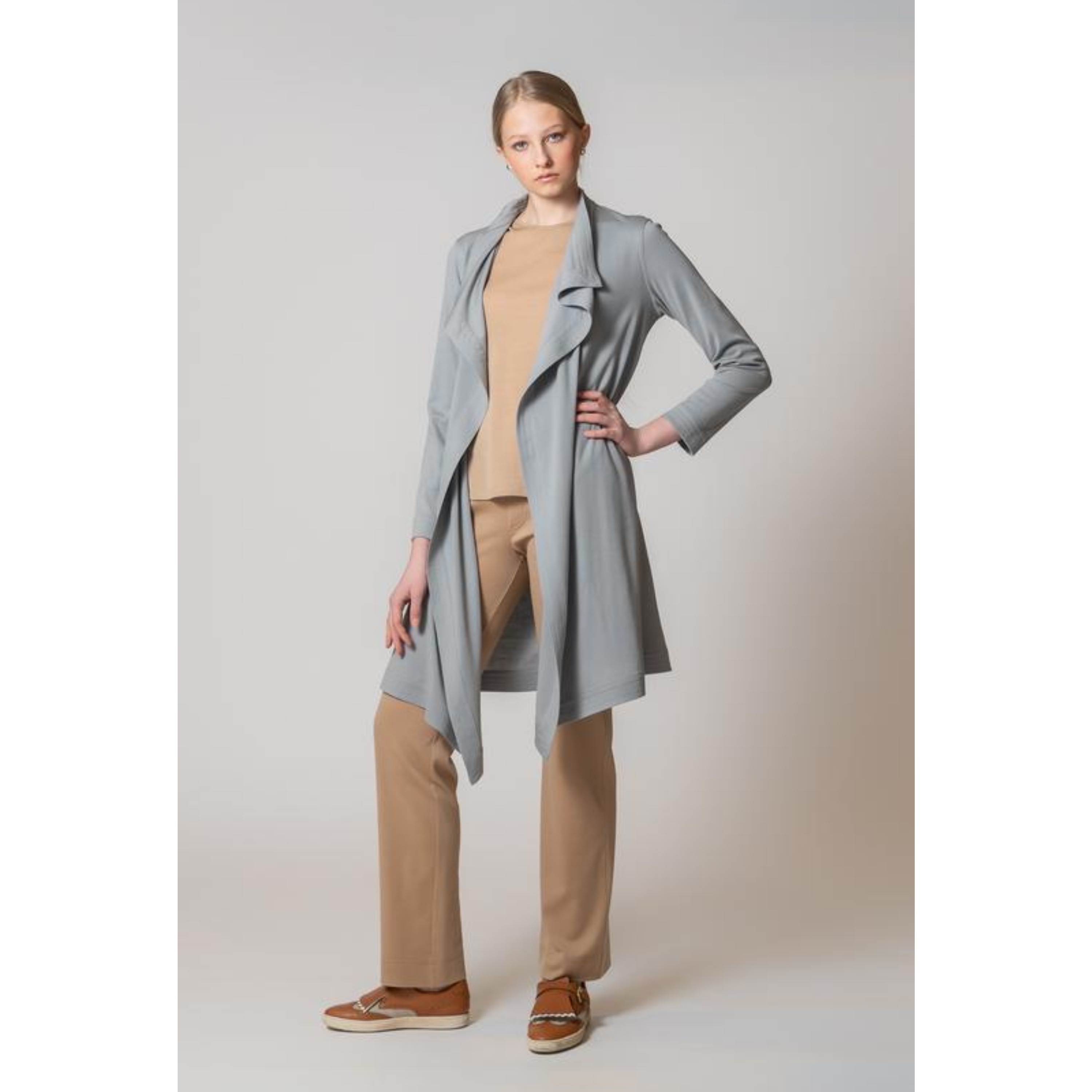 AMANJEDA Jacket "LEAF" / Extrafine Merino Wool Jersey