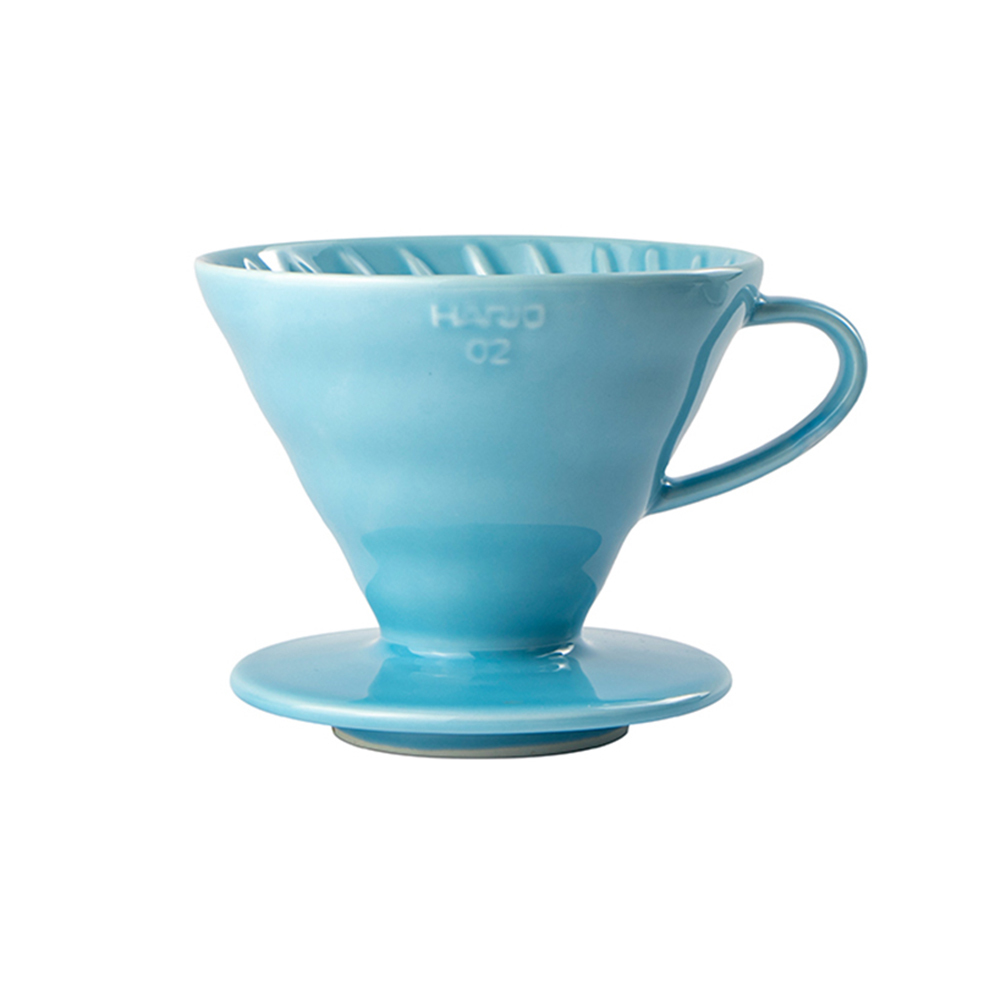 HARIO V60粉藍02彩虹磁石濾杯