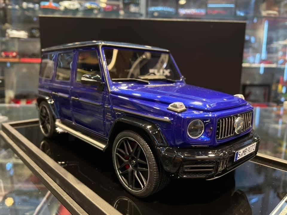 MotorHelix Mercedes-AMG G63 W463 深藍1/18 (樹酯車)