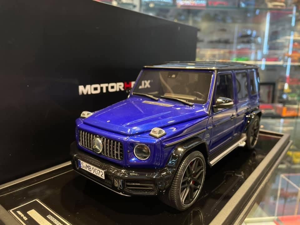 MotorHelix Mercedes-AMG G63 W463 深藍1/18 (樹酯車)