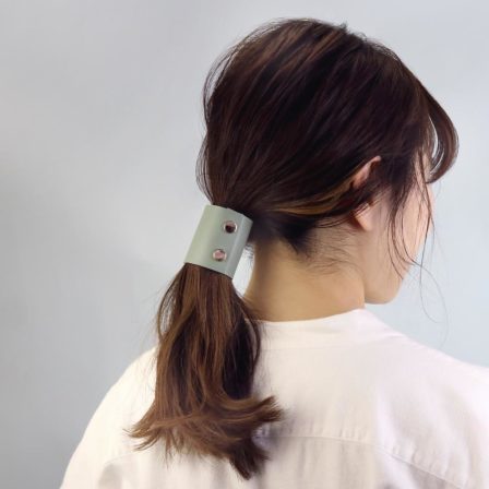 日本仿皮髮圈插