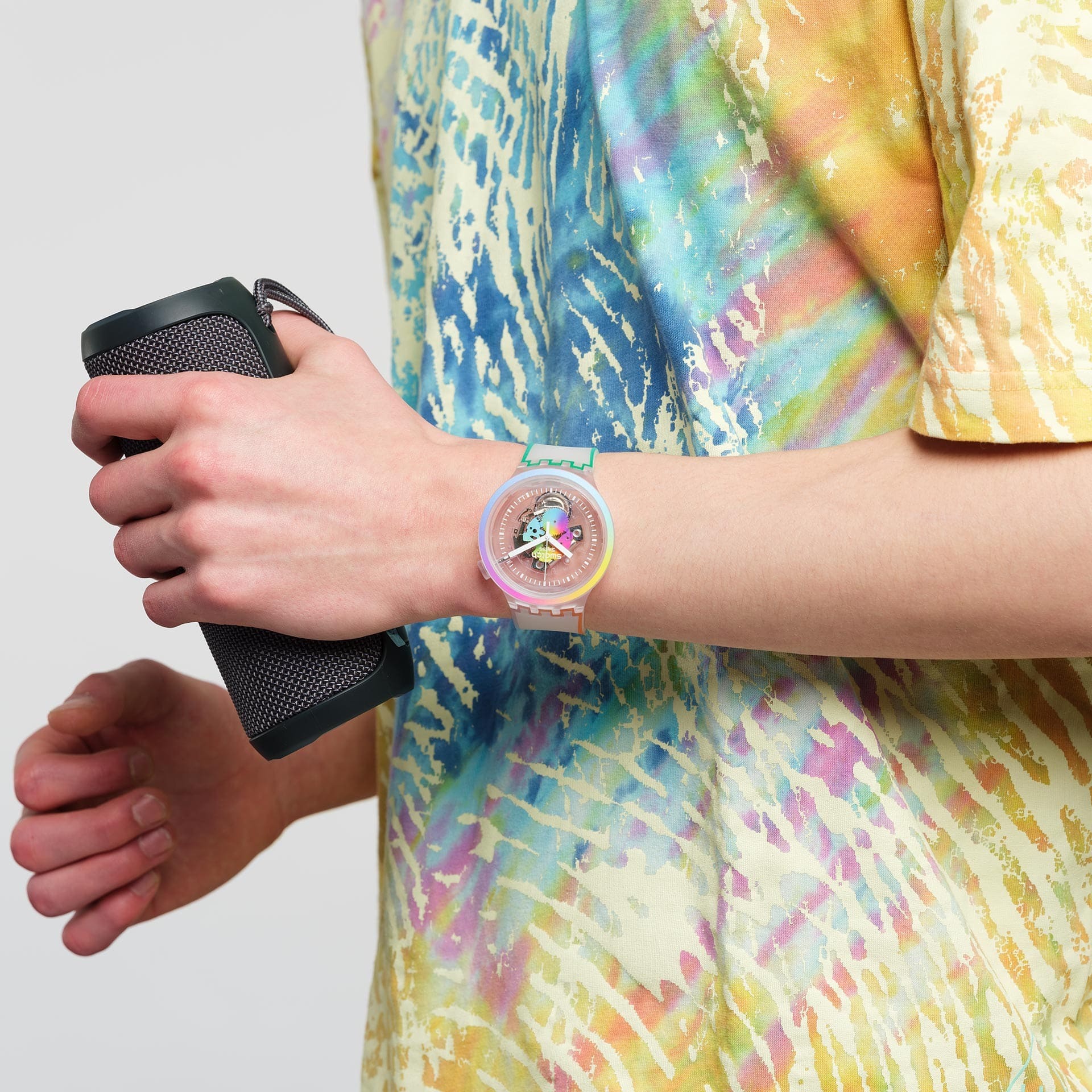 【Swatch】BIG BOLD 系列 SO27E107 47mm 現代鐘錶