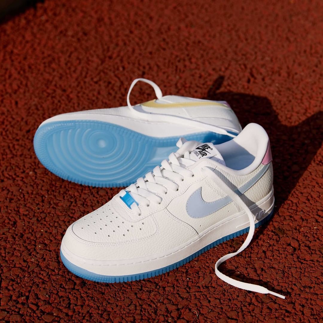 Nike Air Force 1 Low 07 LX  熱感應 UV 變色 勾勾變色 後跟變色 白藍 DA8301-101