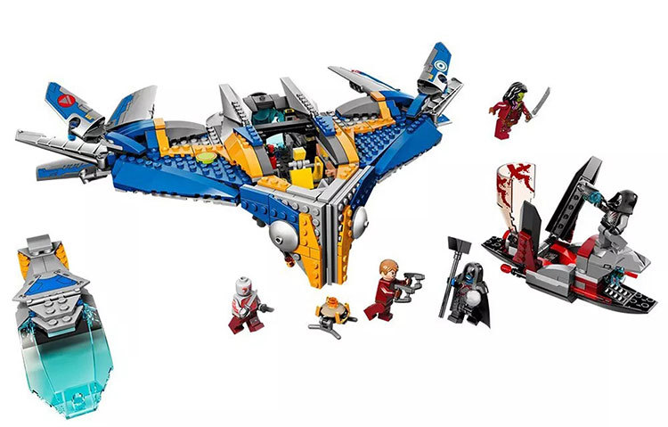 The Milano Spaceship Rescue Set Marvel Super Heroes Fit Lego NO BOX BE10251