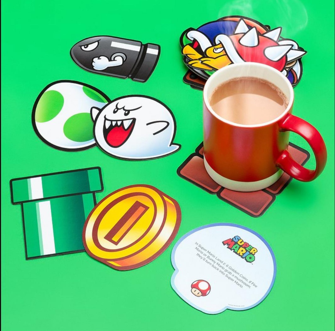 任天堂超級瑪利歐經典道具角色限量版紙咭 (20塊)