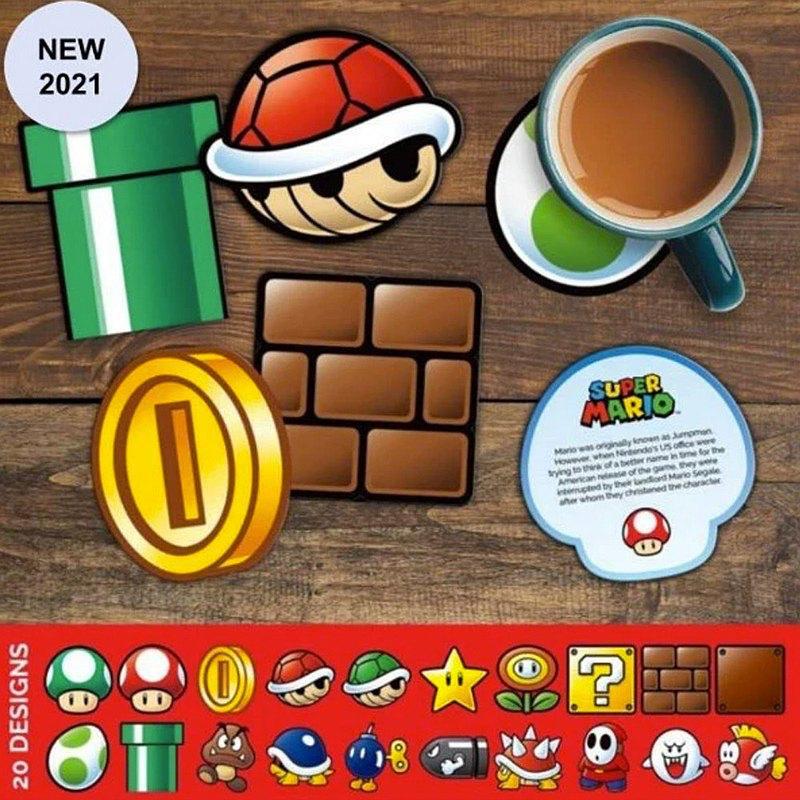 任天堂超級瑪利歐經典道具角色限量版紙咭 (20塊)