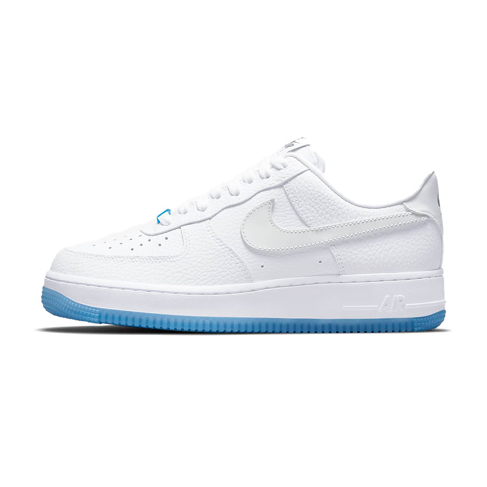 Nike Air Force 1 Low UV 女白藍經典熱感應運動休閒鞋DA8301-101