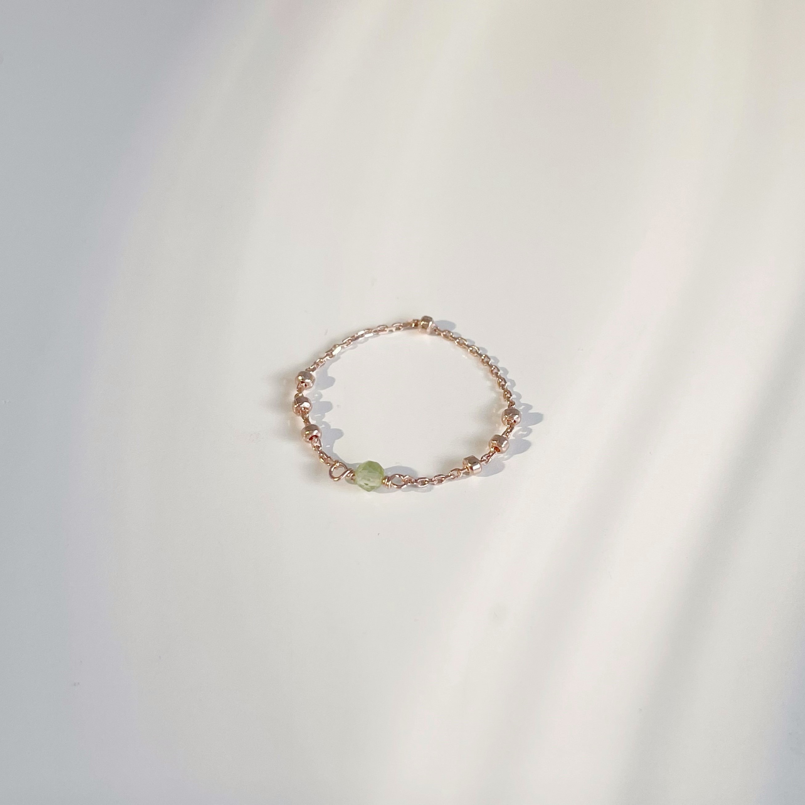 簡約Triplets橄欖石鏈戒