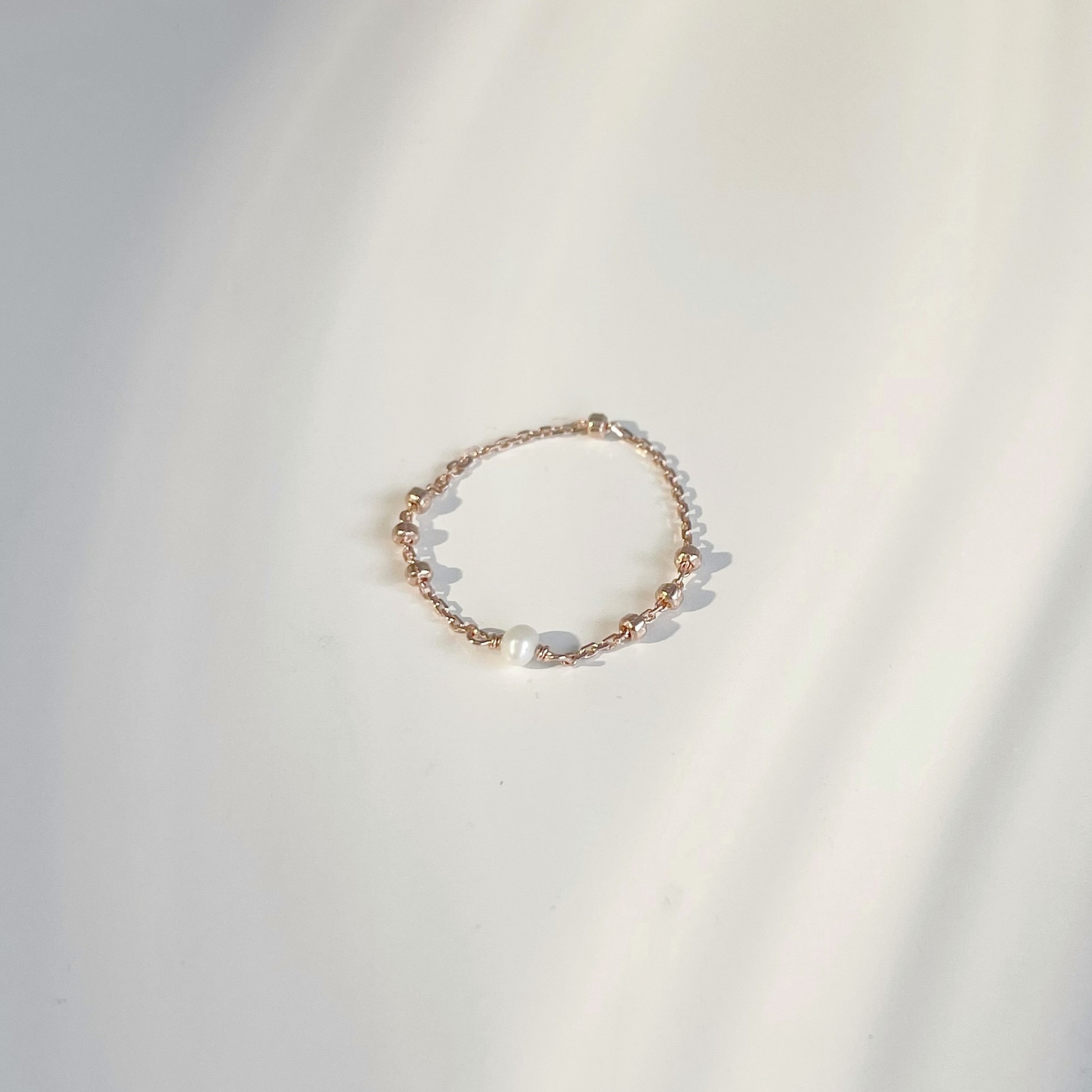 簡約Triplets珍珠鏈戒