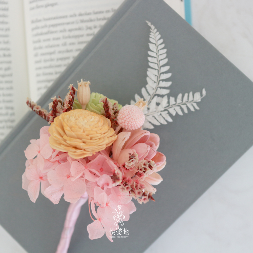 居家DIY材料包 I 甜美不凋花束 PF210521