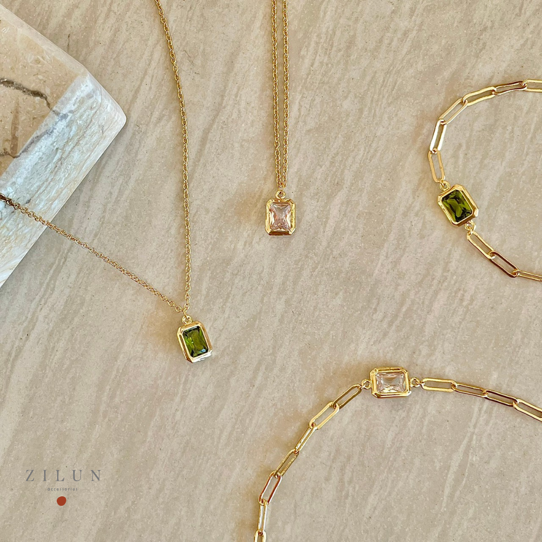 │輕奢│簡約方塊 • 切面晶透白鋯石 • 手鍊 • 美國14K注金 • 14kgf