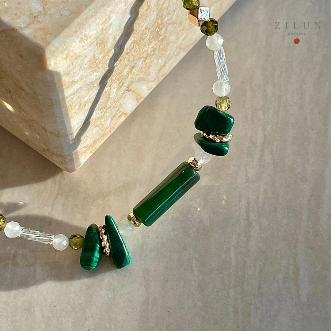 │輕奢│旅人傳說 • 天然石 • 手鍊 • 美國14K注金 • 14kgf