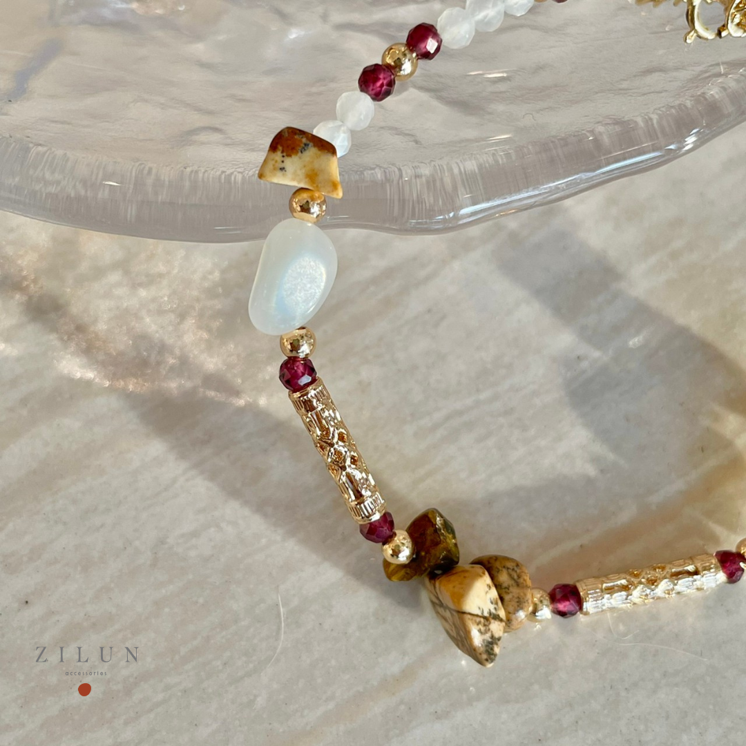 │輕奢│皇室傳說 • 天然石 • 手鍊 • 美國14K注金 • 14kgf