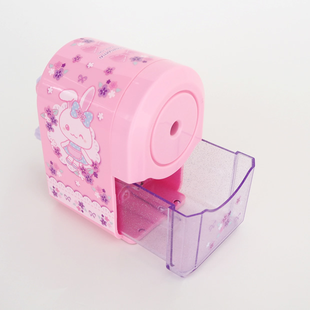 Usamomo萌兔桃桃-削鉛筆機-手動 花田