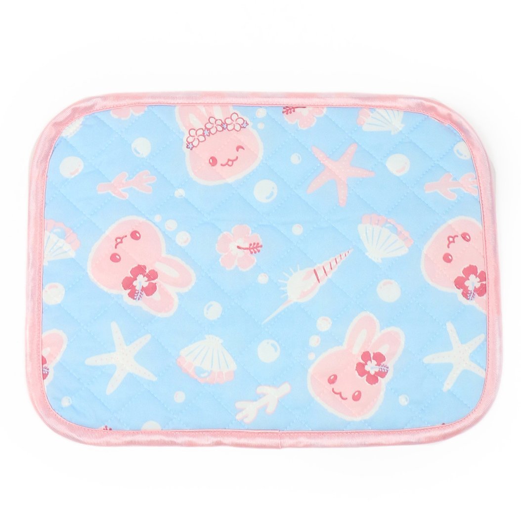 Usamomo萌兔桃桃-涼感枕頭墊