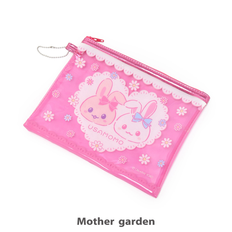 Usamomo萌兔桃桃-收納小袋-兔兔好朋友 M  L