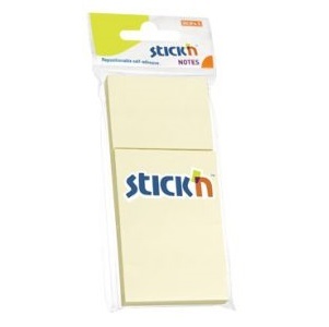 Hopax Stick'n 1.5” x 2” 黃色Post-it Memo便條紙 #21127
