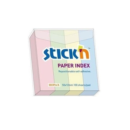 Hopax Stick'n 4色旗仔 Memo (12x50mm) #21612