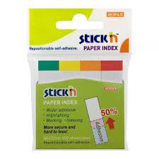 Hopax Stick'n 4色Memo旗仔 (50 x12mm) #21611