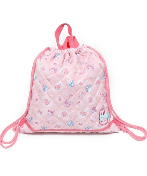 Usamomo萌兔桃桃-束口後背包-花漾