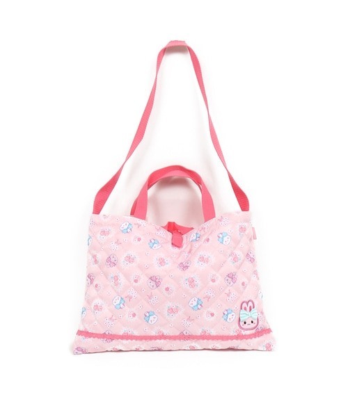 Usamomo萌兔桃桃-手提肩背兩用包-花漾
