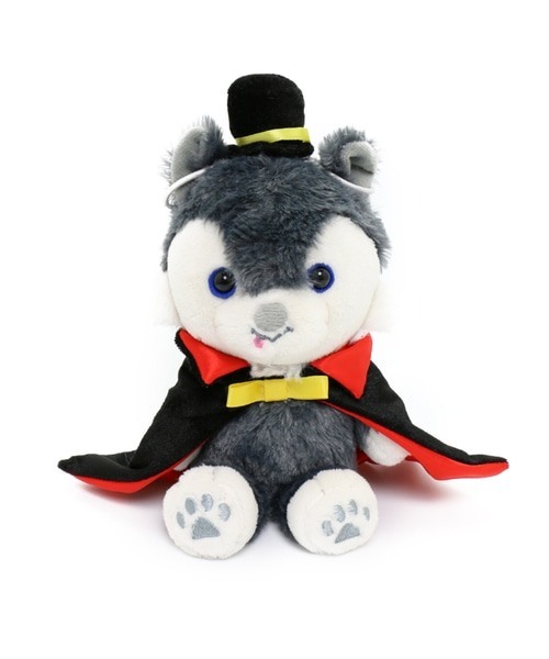 Usamomo萌兔桃桃-絨毛可更衣-萬聖節系列 狼21cm 小熊21cm