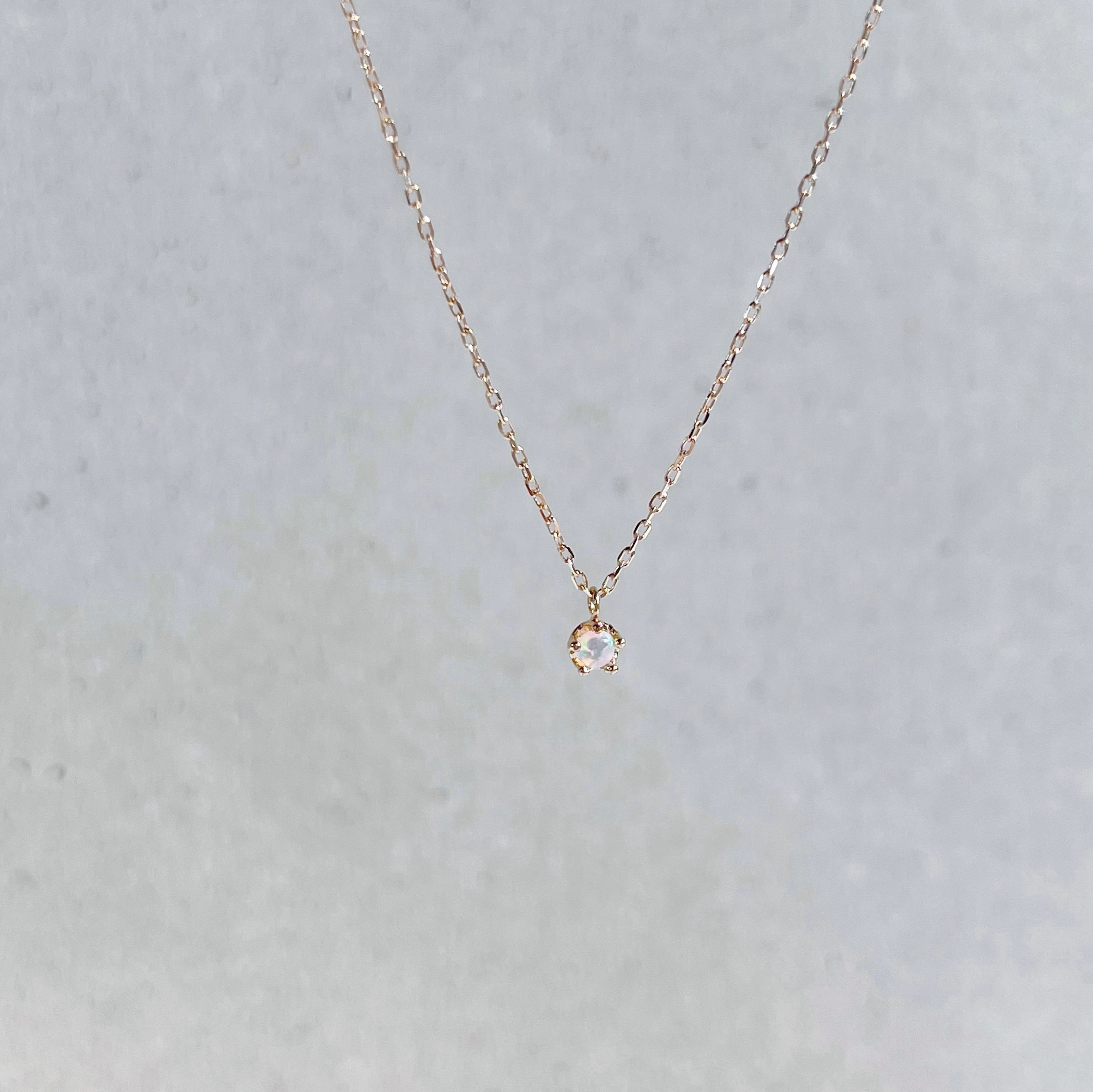 14K mini皇冠歐泊項鍊