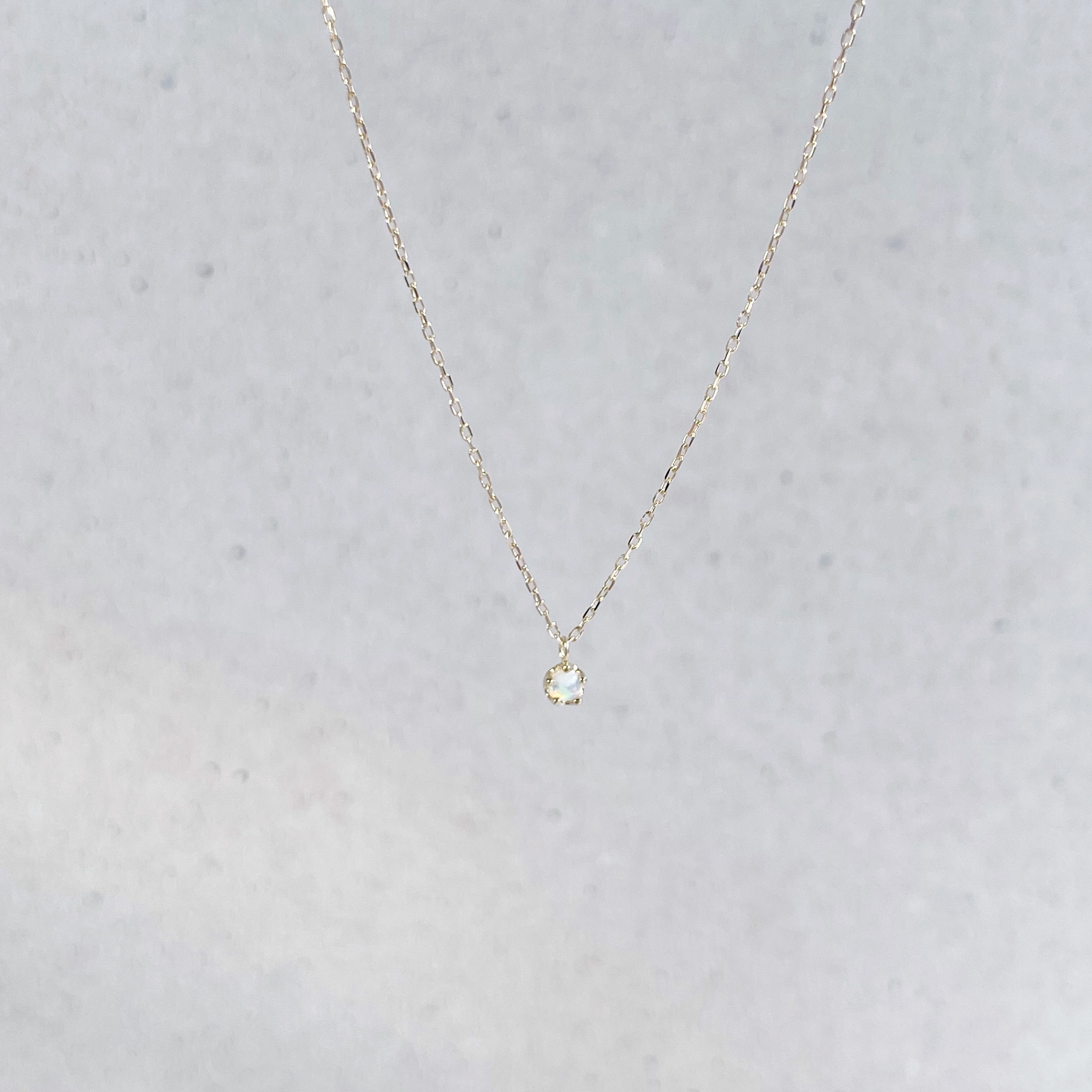 14K mini皇冠歐泊項鍊