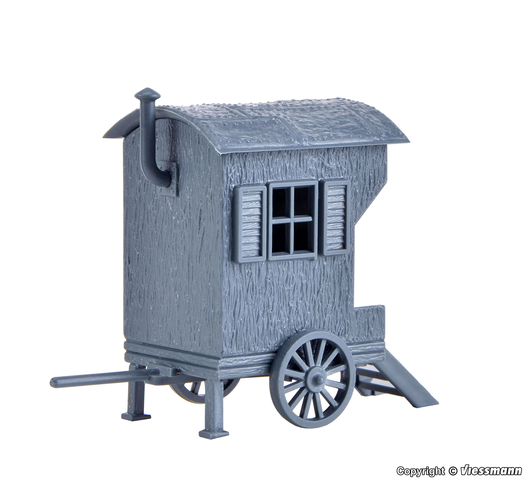 Vollmer 43742 HO規 Shepherd carriage and sheep flock 羊群與牧羊人馬車.附12隻羊