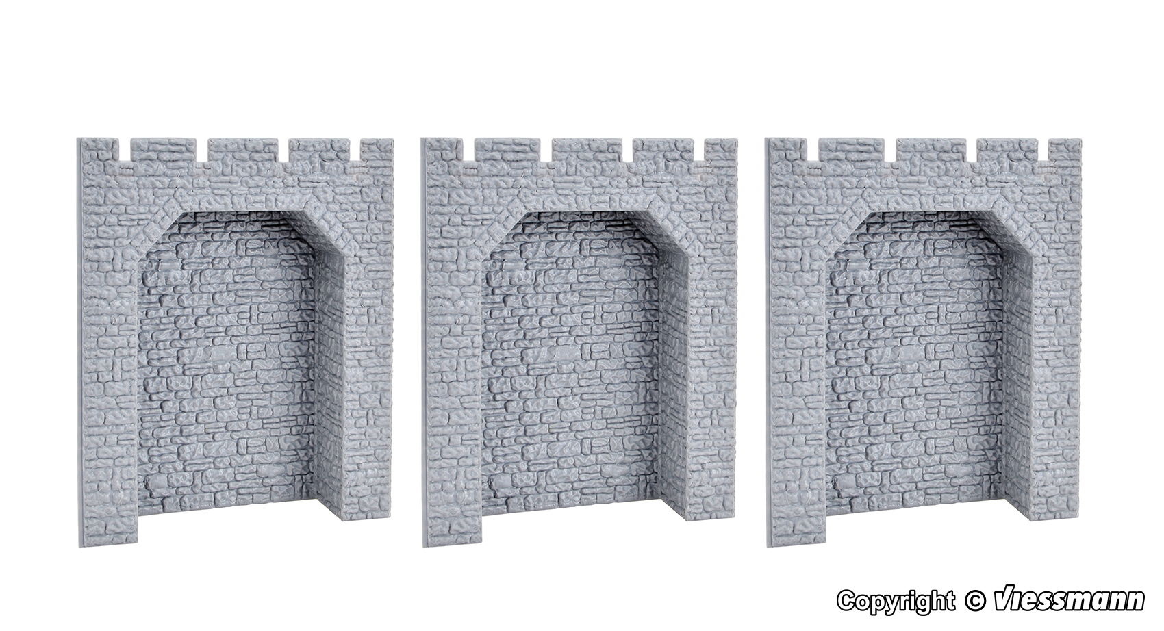 Vollmer 44508 HO規 Arcade, 3 pieces 拱廊 (三件)