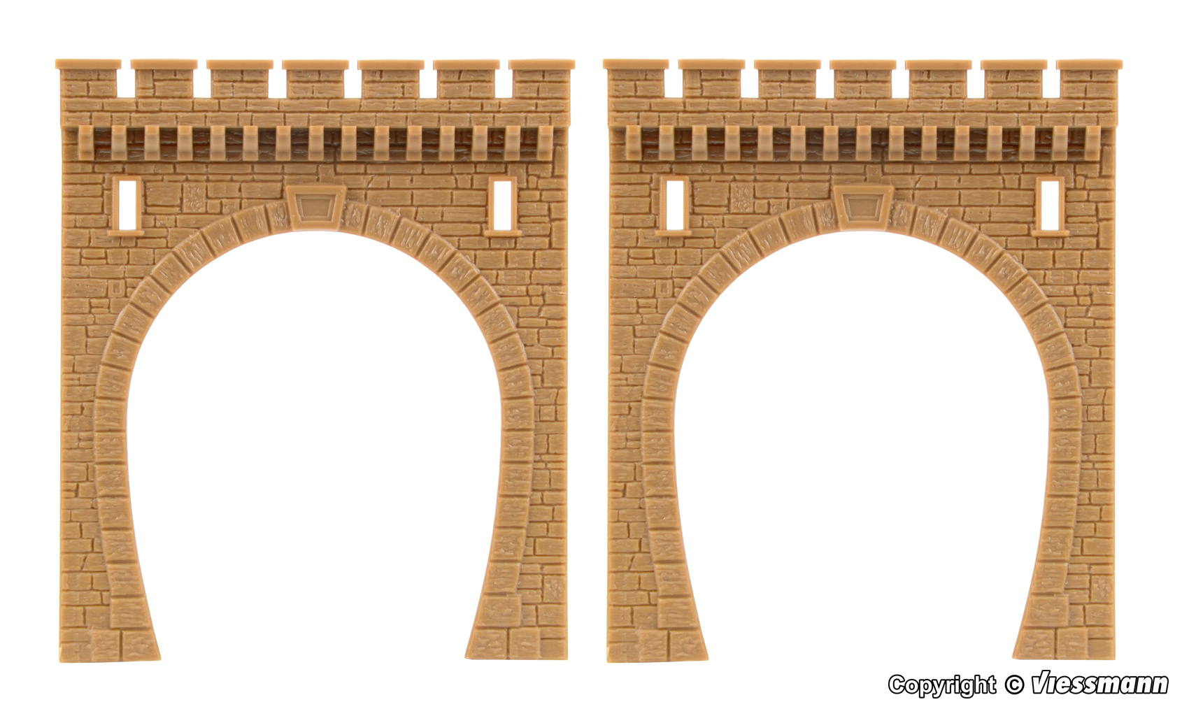 Vollmer 47811 N規 Tunnel portal 單線隧道口 (2入)