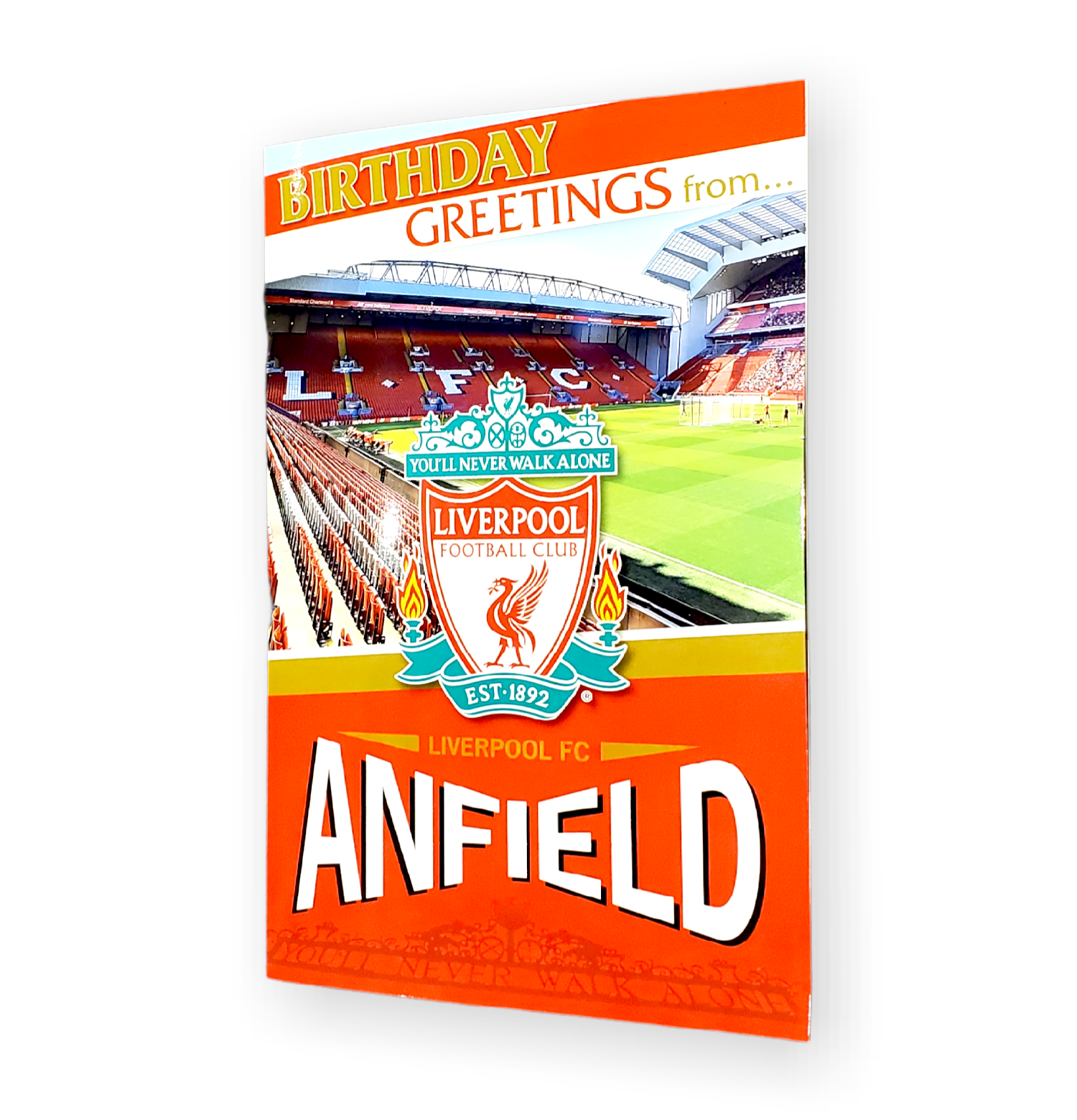 利物浦3D立體球場生日卡