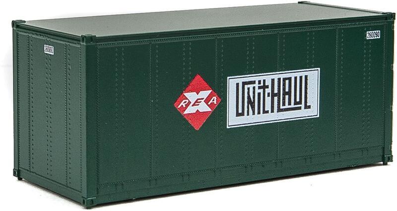 SceneMaster 949-8680 HO規 Unit Hual 20呎 貨櫃 綠 2個