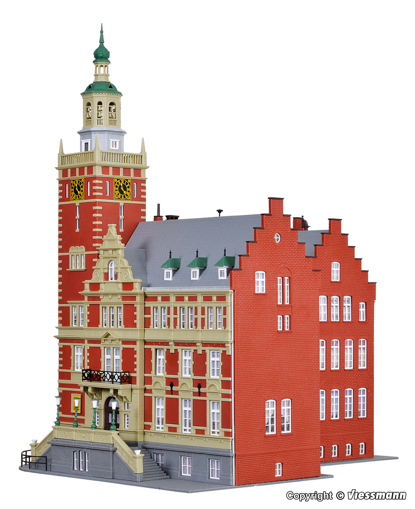 Kibri 38381 HO scale, Town hall Leer