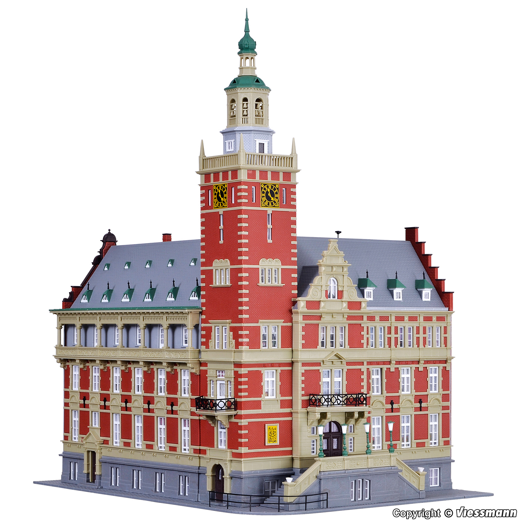 Kibri 38381 HO scale, Town hall Leer