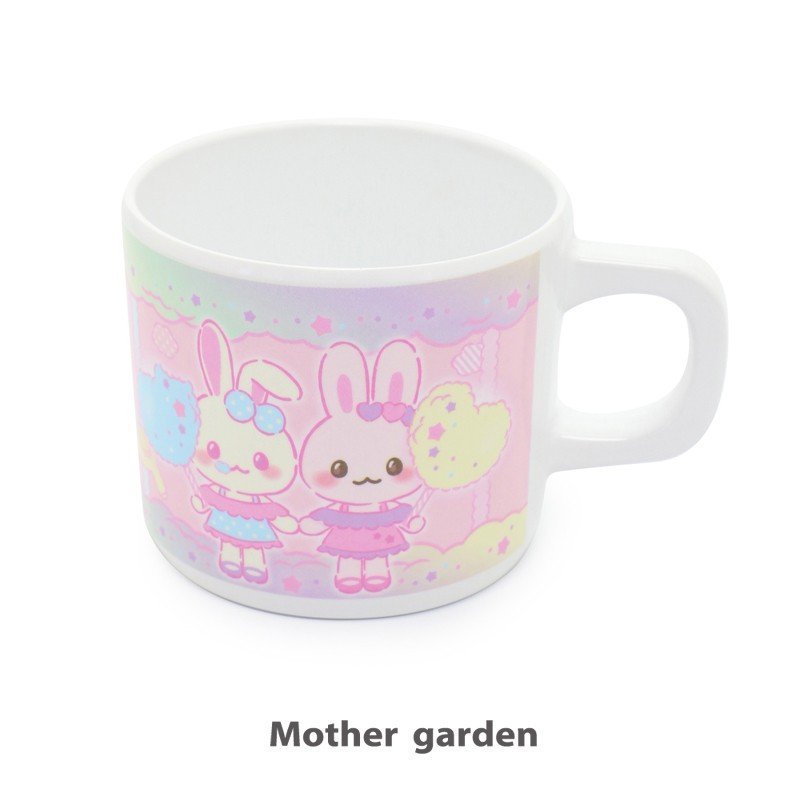 Usamomo萌兔桃桃-美耐皿杯-旋轉木馬