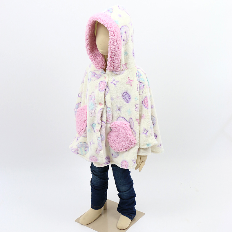 Usamomo萌兔桃桃-夜光斗篷-美妝 90-100cm