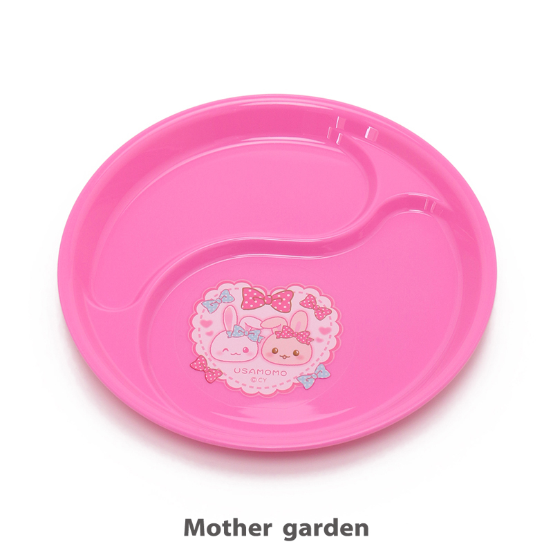Usamomo萌兔桃桃-午餐盤-蝴蝶結