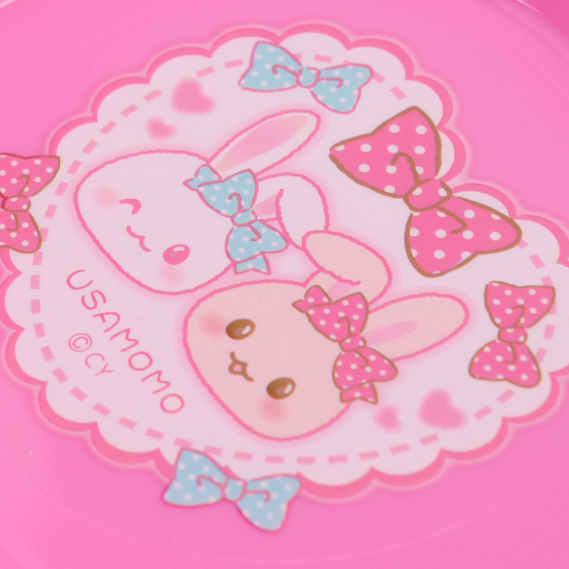 Usamomo萌兔桃桃-午餐盤-蝴蝶結