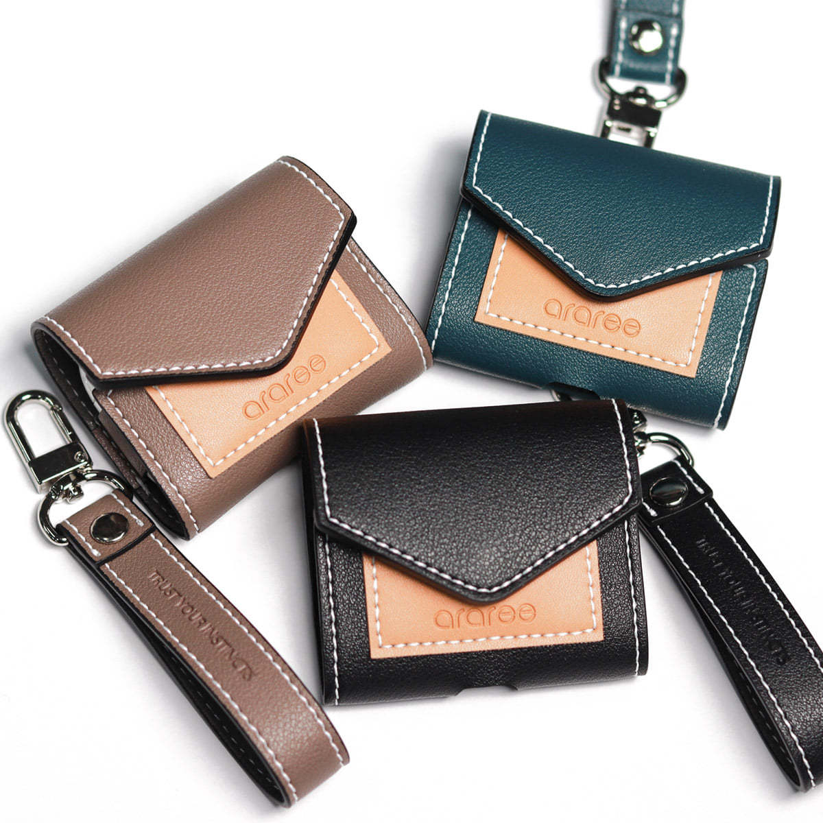 AirPods Pro araree Pellis 韓國手制 仿皮革套（香港行貨）