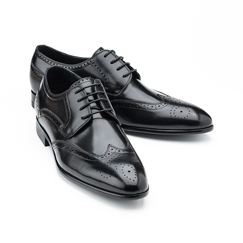 classic black brogues