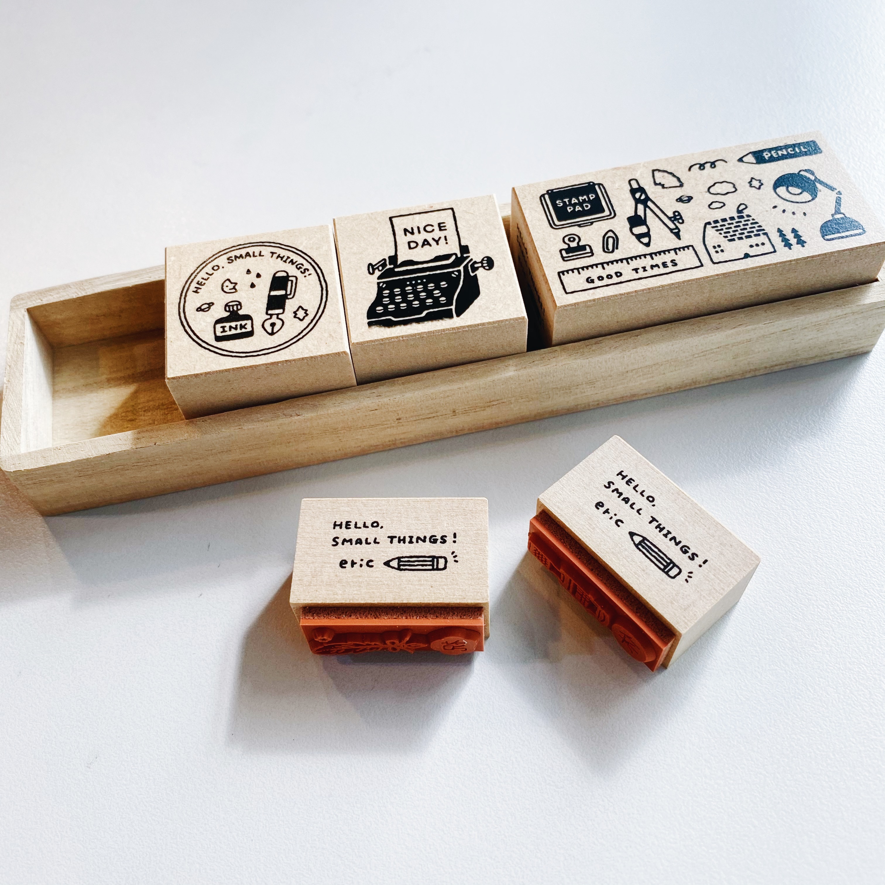 SANBY x Eric聯名款 文房具印章組 -  HELLO SMALL THINGS