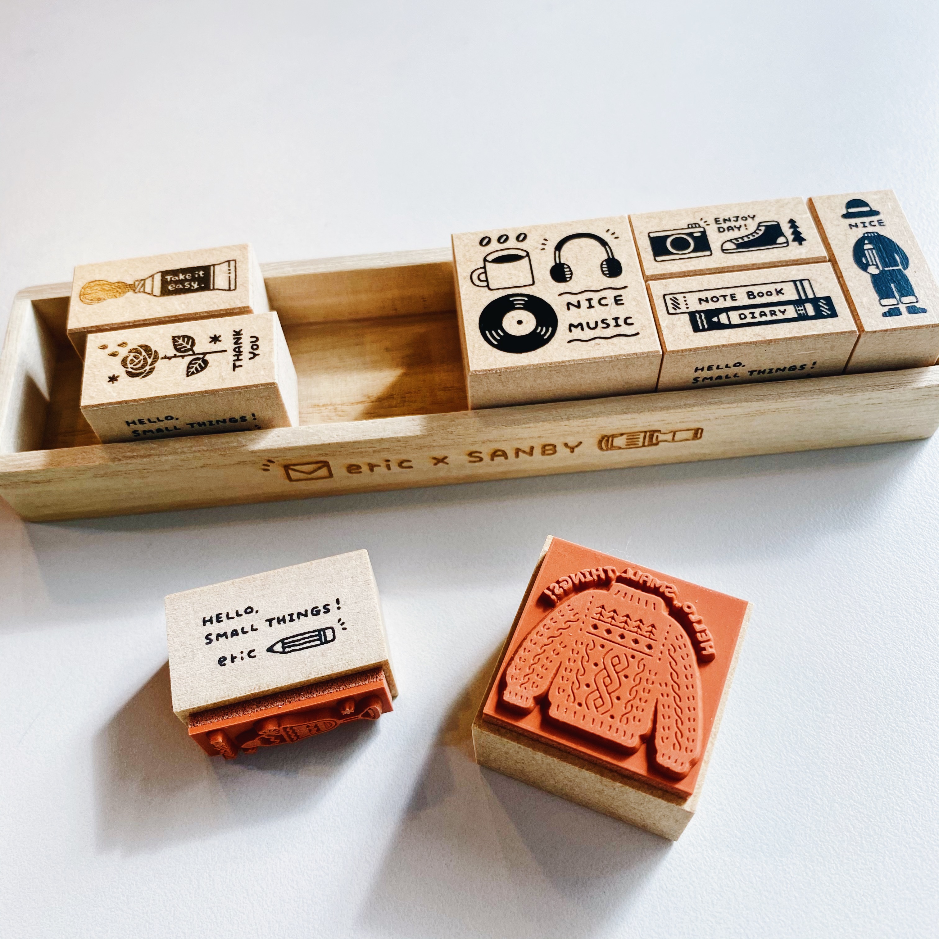SANBY x Eric聯名款 生活物品印章組