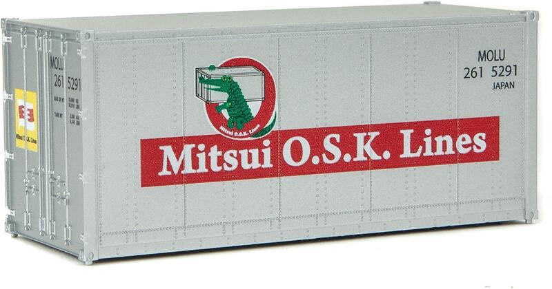 SceneMaster 949-8657 HO規 Mitsui OSK Lines 20呎 貨櫃 灰