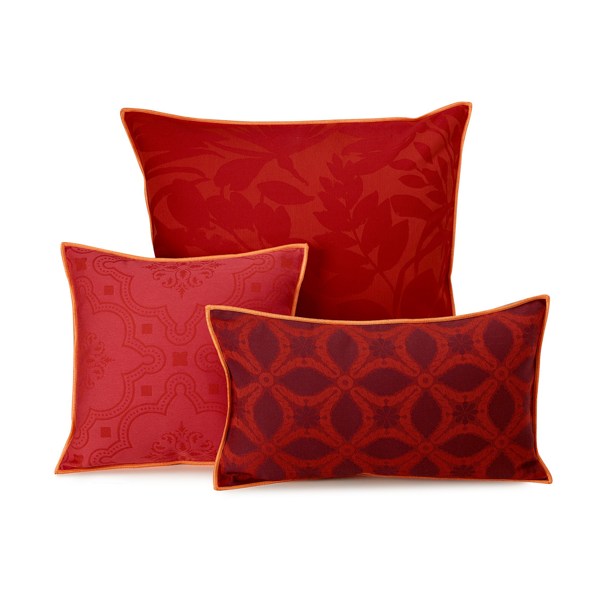 Red Cushion Cover, Bahia (Set of 2)