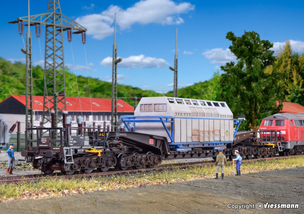 Kibri 16504 HO規 運送變電箱的重物車.套件