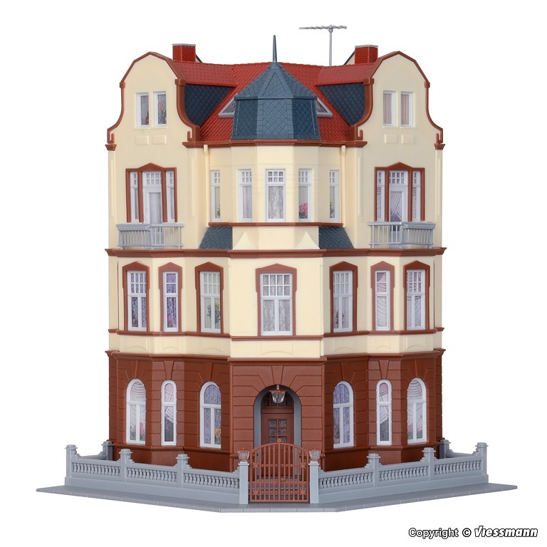 Kibri 39100 HO scale, Corner house Diplomatenvilla Bonn