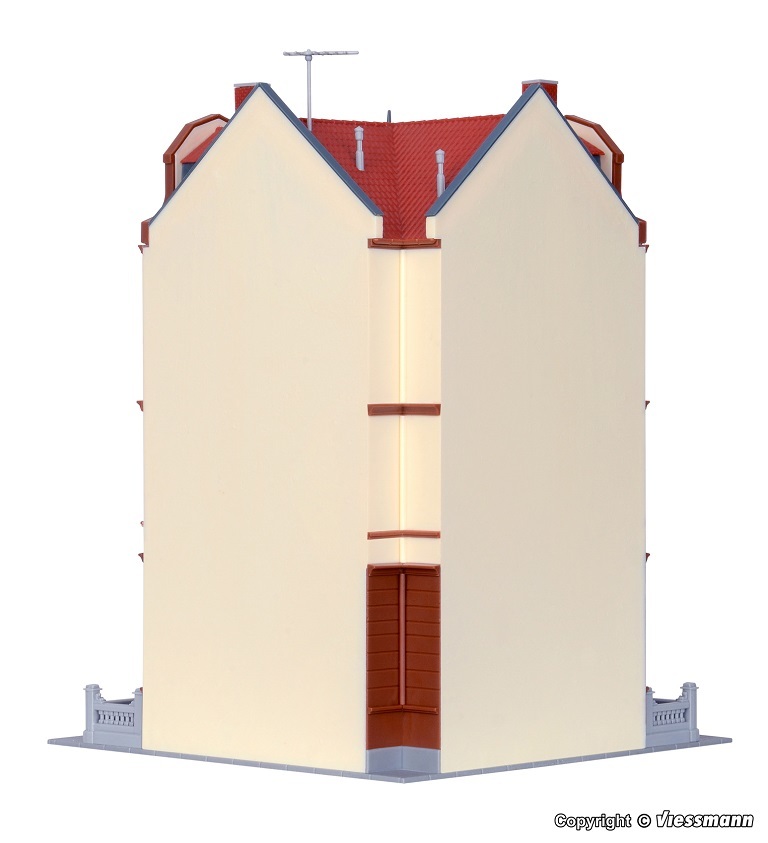 Kibri 39100 HO scale, Corner house Diplomatenvilla Bonn